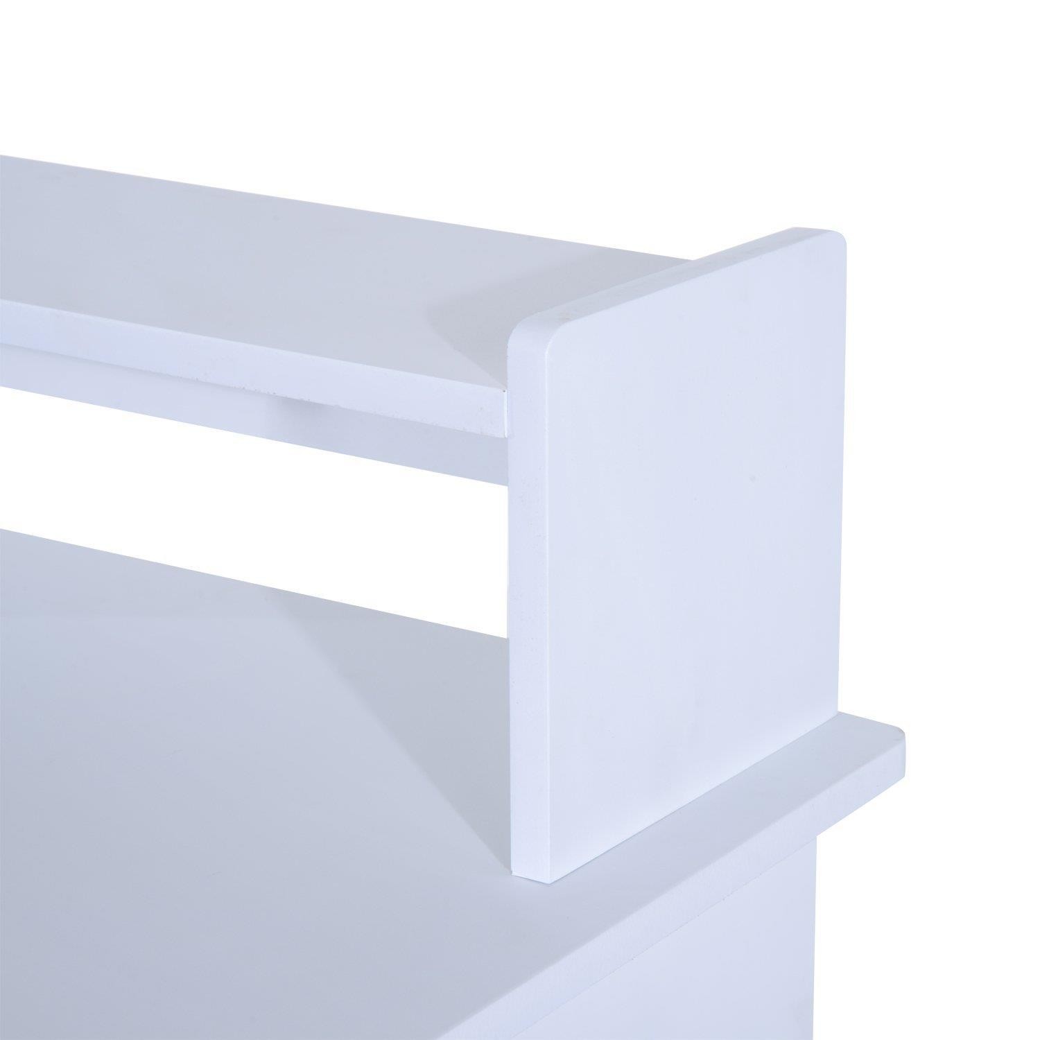Mesa para ordenador ADEN, con Bandeja para Teclado, Dimensiones 106x50x93,5 cm, en Madera color Negro