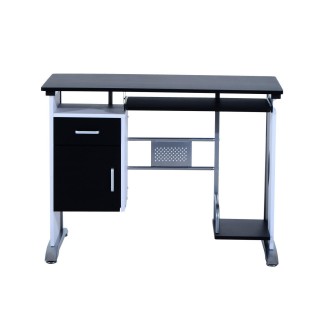 Mesa de ordenador SIAM en madera color negro 2