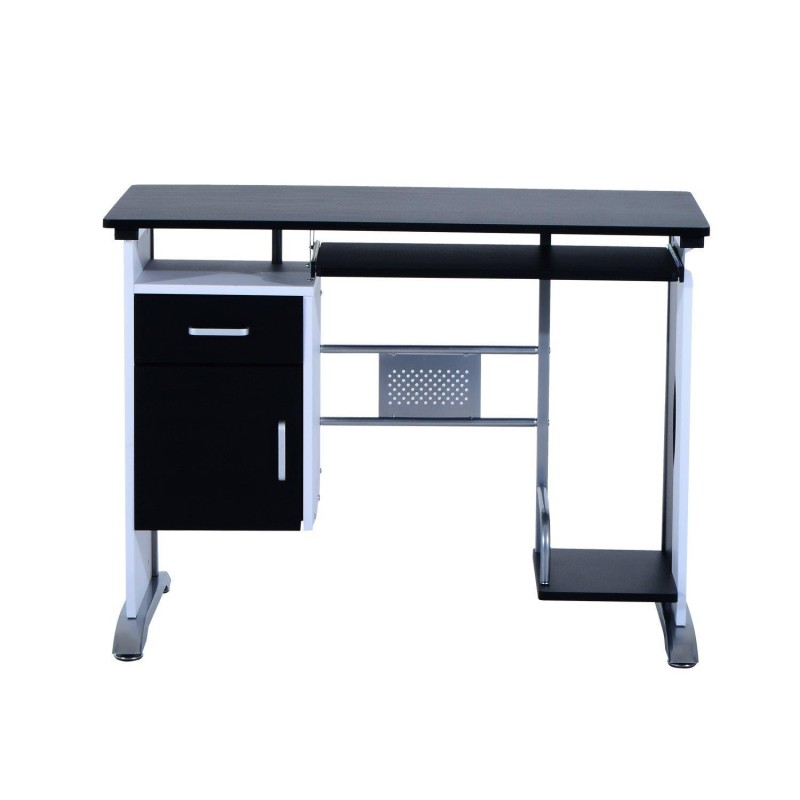 Mesa de ordenador SIAM en madera color negro