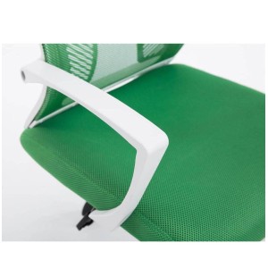Silla de oficina CUBA con Soporte Dorsal y Asiento Acolchado, en Negro