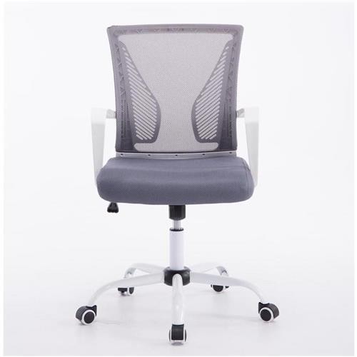 Silla de Oficina CUBA WHITE, Estructura Metálica, en Malla Transpirable Color Negro
