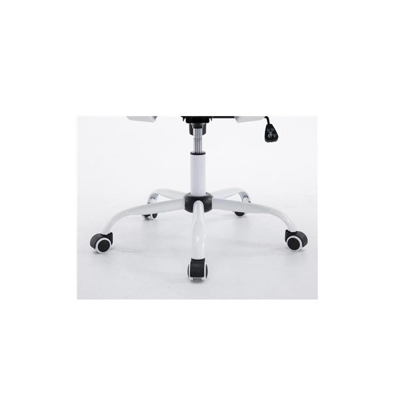 Silla de oficina CUBA WHITE con Soporte Dorsal y Asiento Acolchado, en Negro