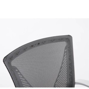 Silla de oficina CUBA WHITE con Soporte Dorsal y Asiento Acolchado, en Negro