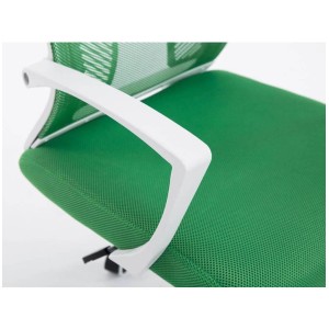 Silla de oficina CUBA WHITE con Soporte Dorsal y Asiento Acolchado, en Negro