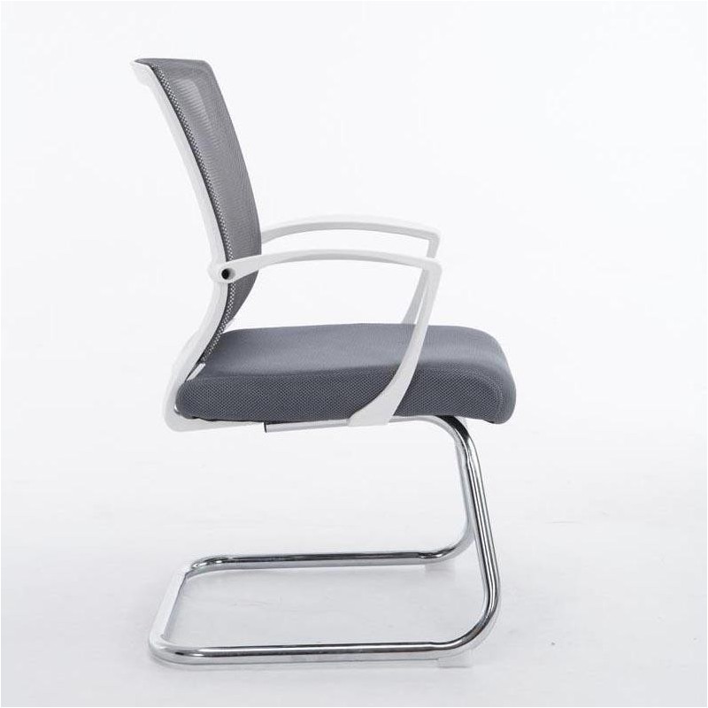 Silla de confidente CUBA V con Soporte Dorsal y Asiento Acolchado, en Negro