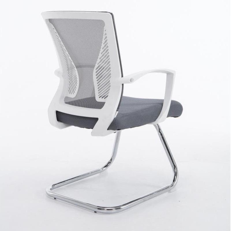 Silla de confidente CUBA V con Soporte Dorsal y Asiento Acolchado, en Negro