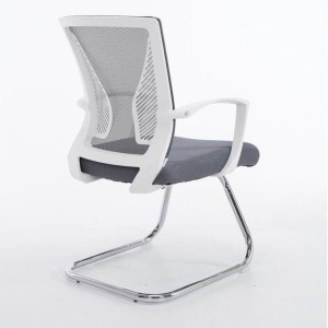 Silla de confidente CUBA V con Soporte Dorsal y Asiento Acolchado, en Negro