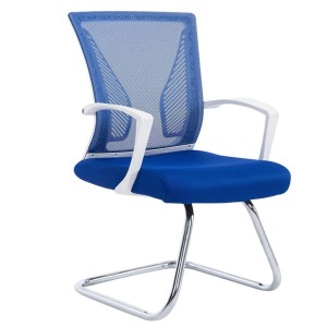 Silla de confidente CUBA V con Soporte Dorsal y Asiento Acolchado, en Negro