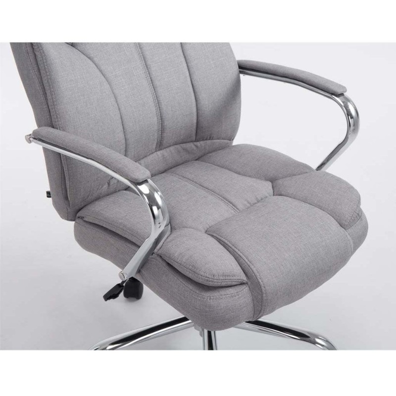 Sillón de oficina KANSAS TELA, Gran calidad, resistente hasta 150kg!!, en color Negro