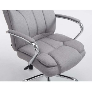 Sillón de oficina KANSAS TELA, Gran calidad, resistente hasta 150kg!!, en color Negro
