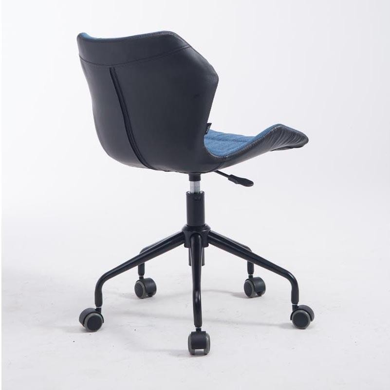 Silla de Oficina LAREDO, Estructura Metálica, en Tela Color Amarillo