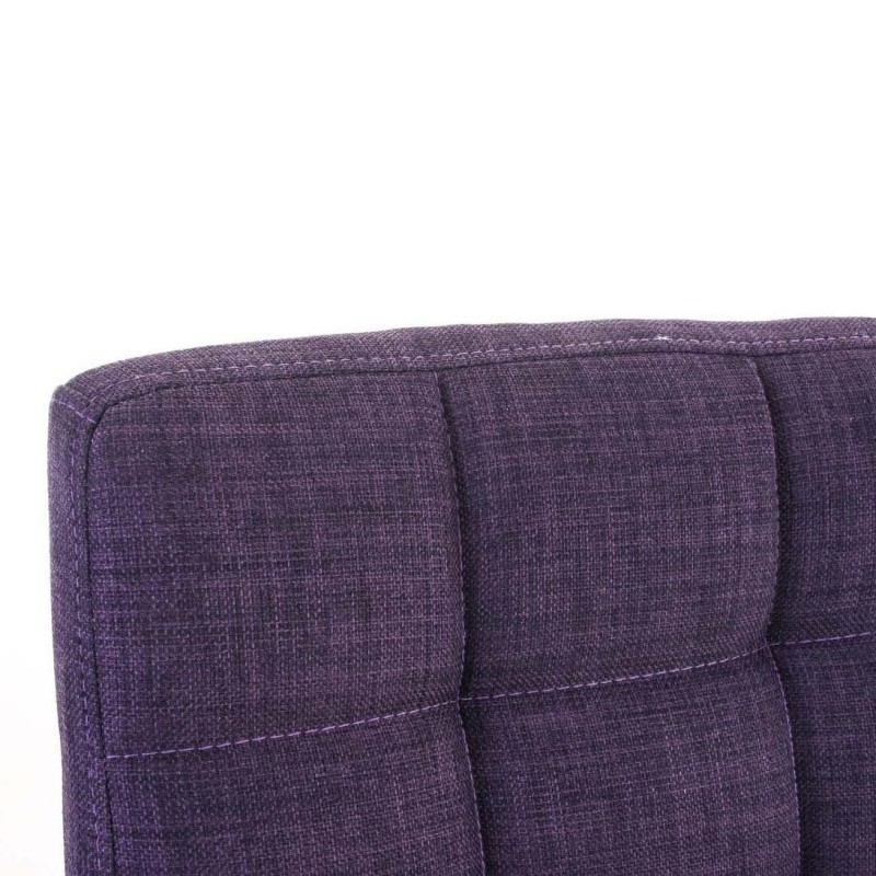 Sillón de oficina BRISTOL TELA, reposabrazos metálicos, color Negro