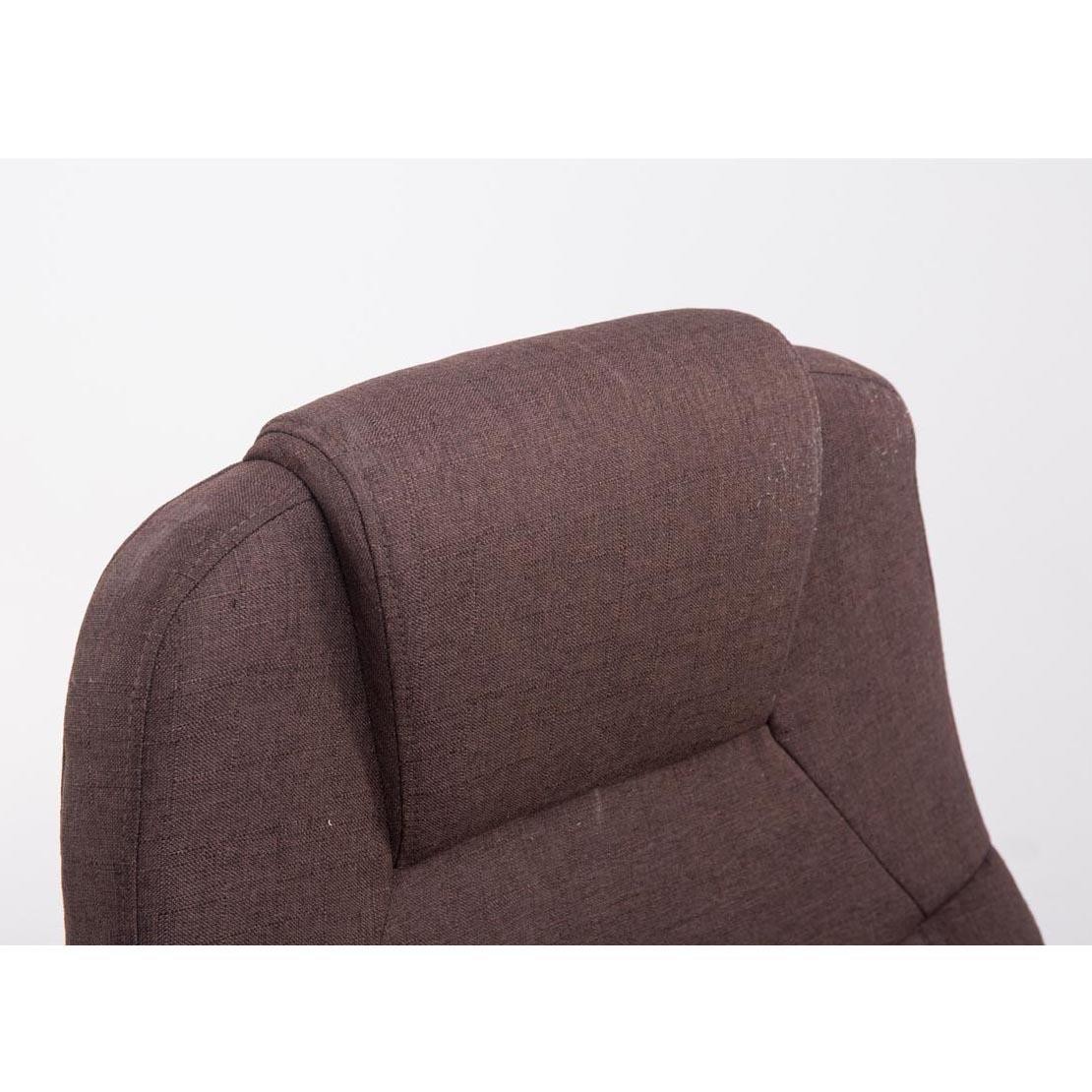 Sillón de oficina BOSTON TELA, Gran acolchado, muy resistente hasta 150kg!!, Estructura en Acero, en Negro