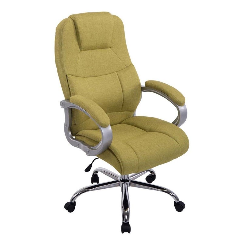 Sillón de oficina BOSTON TELA en acero acolchado, hasta 150kg, color Negro