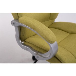 Sillón de oficina BOSTON TELA en acero acolchado, hasta 150kg, color Negro