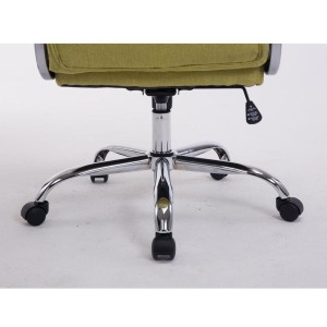 Sillón de oficina BOSTON TELA en acero acolchado, hasta 150kg, color Negro