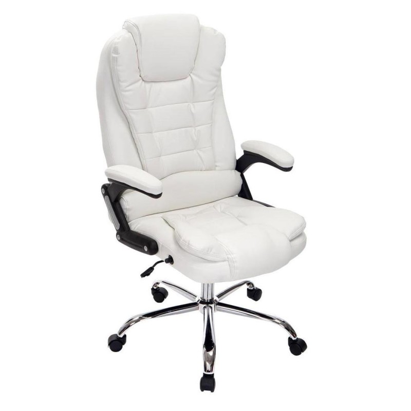 Sillón de Oficina SAN ANTONIO, Resistente hasta 150 kg, Gran acolchado, color Negro