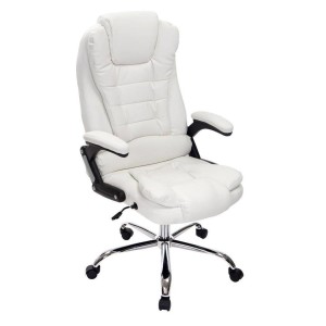 Sillón de Oficina SAN ANTONIO, Resistente hasta 150 kg, Gran acolchado, color Negro