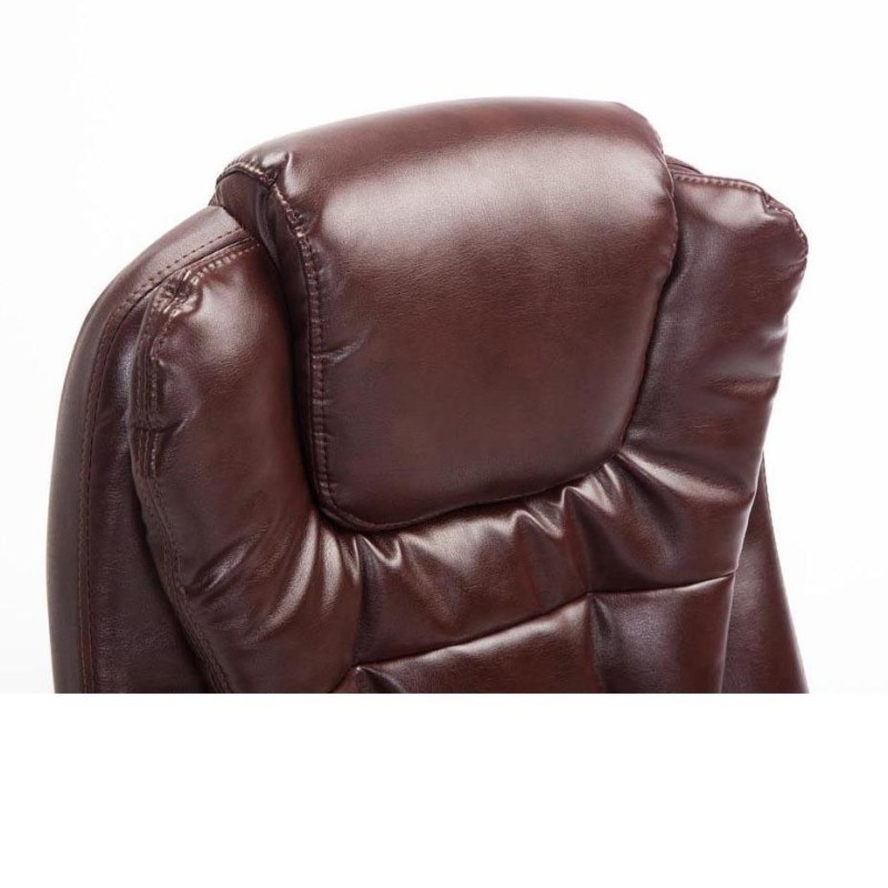 Sillón de Oficina SAN ANTONIO, Resistente hasta 150 kg, Gran acolchado, color Negro