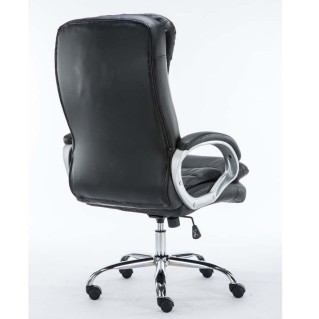 Sillón de Oficina ACUÑA, Resistente hasta 150 kg, Gran acolchado, color Negro 2
