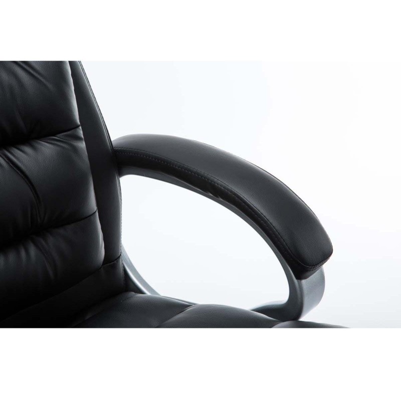 Sillón de Oficina ACUÑA, Resistente hasta 150 kg, Gran acolchado, color Negro