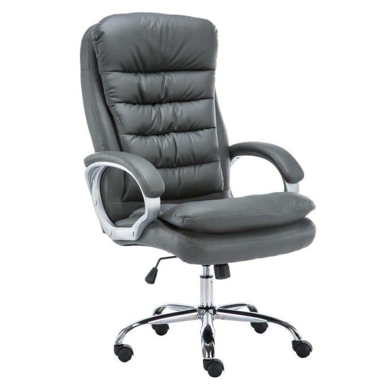 Sillón de Oficina ACUÑA, Resistente hasta 150 kg, Gran acolchado, color Negro