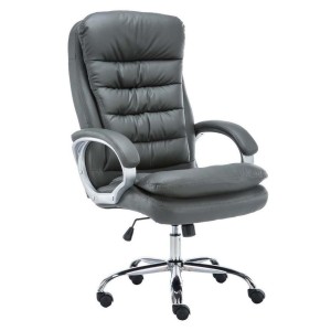 Sillón de Oficina ACUÑA, Resistente hasta 150 kg, Gran acolchado, color Negro