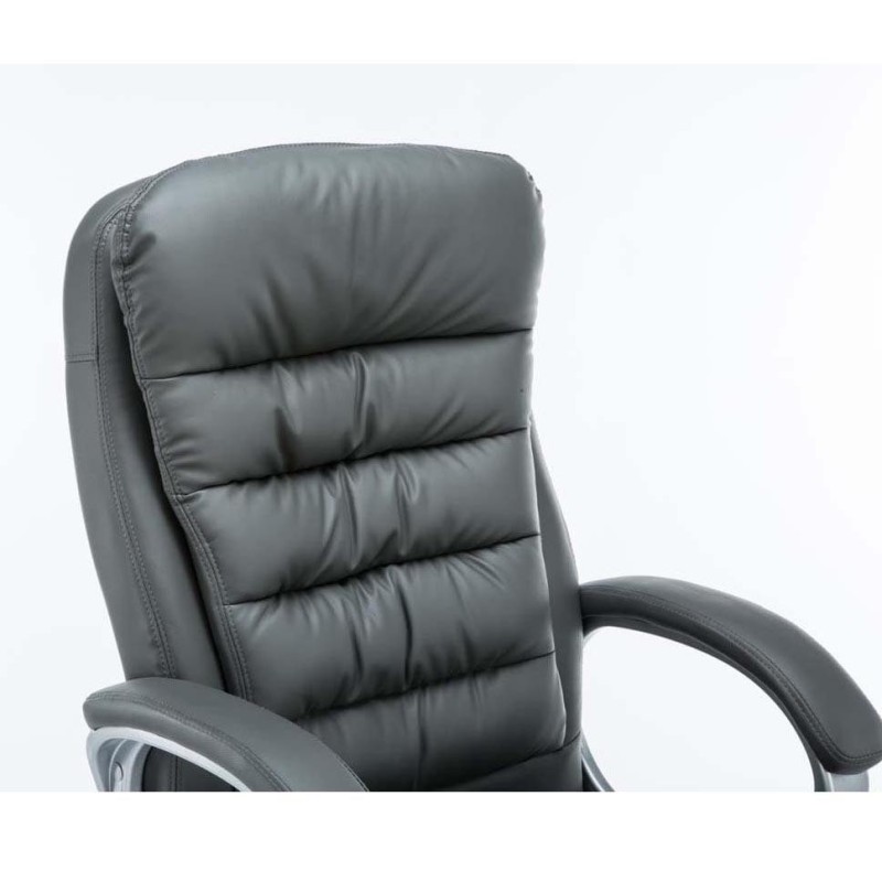 Sillón de Oficina ACUÑA, Resistente hasta 150 kg, Gran acolchado, color Negro