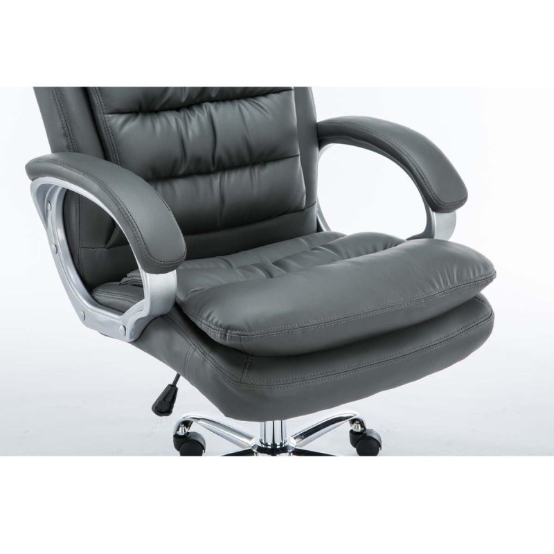 Sillón de Oficina ACUÑA, Resistente hasta 150 kg, Gran acolchado, color Negro