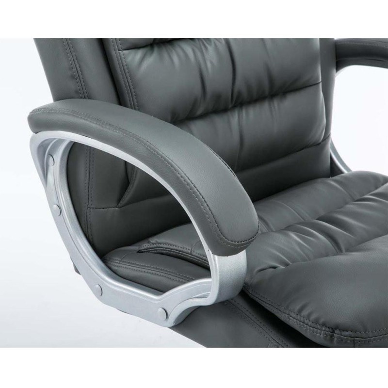 Sillón de Oficina ACUÑA, Resistente hasta 150 kg, Gran acolchado, color Negro
