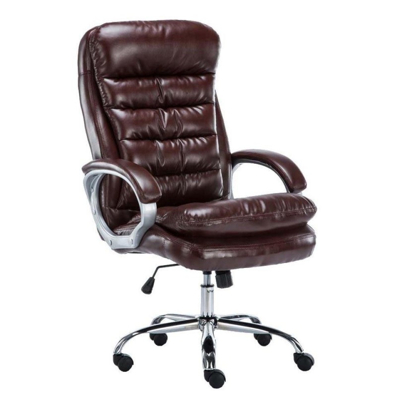 Sillón de Oficina ACUÑA, Resistente hasta 150 kg, Gran acolchado, color Negro