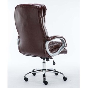 Sillón de Oficina ACUÑA, Resistente hasta 150 kg, Gran acolchado, color Negro