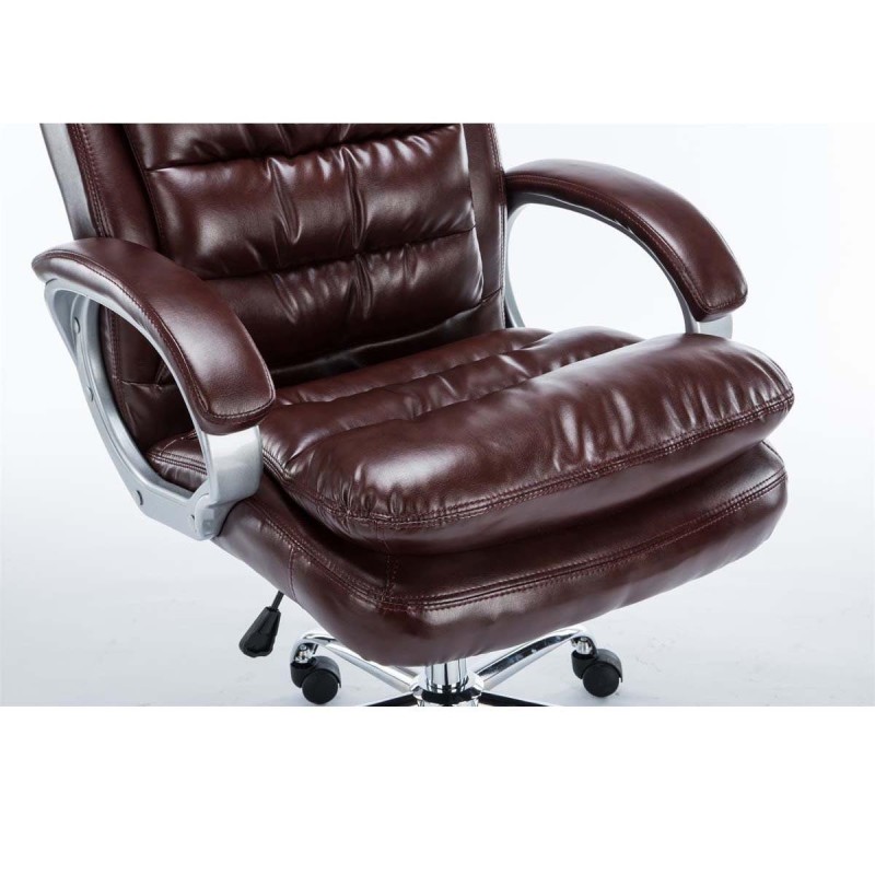 Sillón de Oficina ACUÑA, Resistente hasta 150 kg, Gran acolchado, color Negro