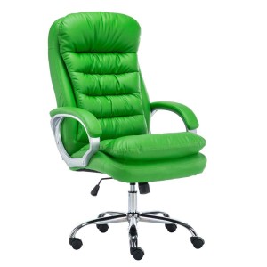Sillón de Oficina ACUÑA, Resistente hasta 150 kg, Gran acolchado, color Negro