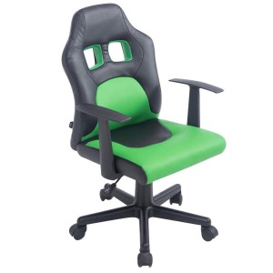 Silla deportiva para niños GOKU, en piel color negro