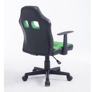 Silla deportiva para niños GOKU, en piel color negro