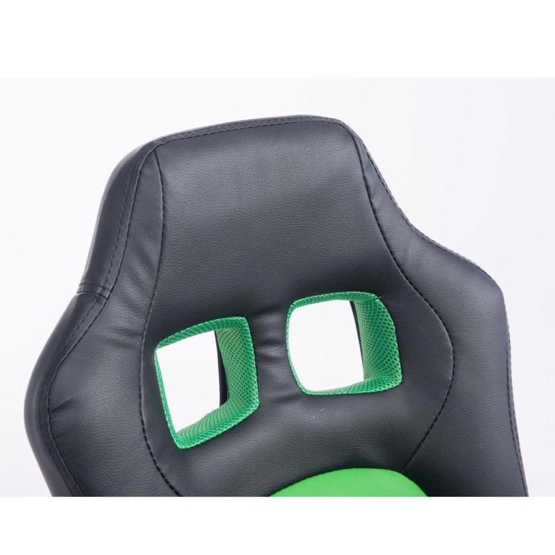 Silla deportiva para niños GOKU, en piel color negro