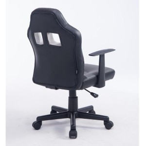 Silla deportiva para niños GOKU, en piel color negro