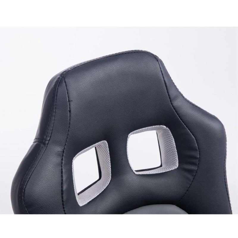Silla deportiva para niños GOKU, en piel color negro