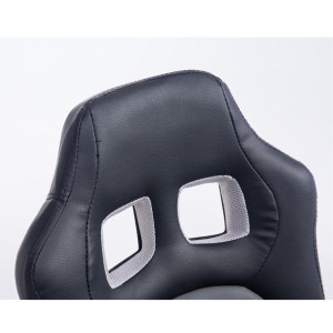 Silla deportiva para niños GOKU, en piel color negro