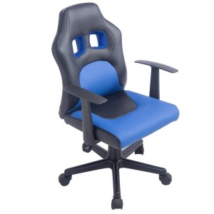 Silla deportiva para niños GOKU, en piel color negro