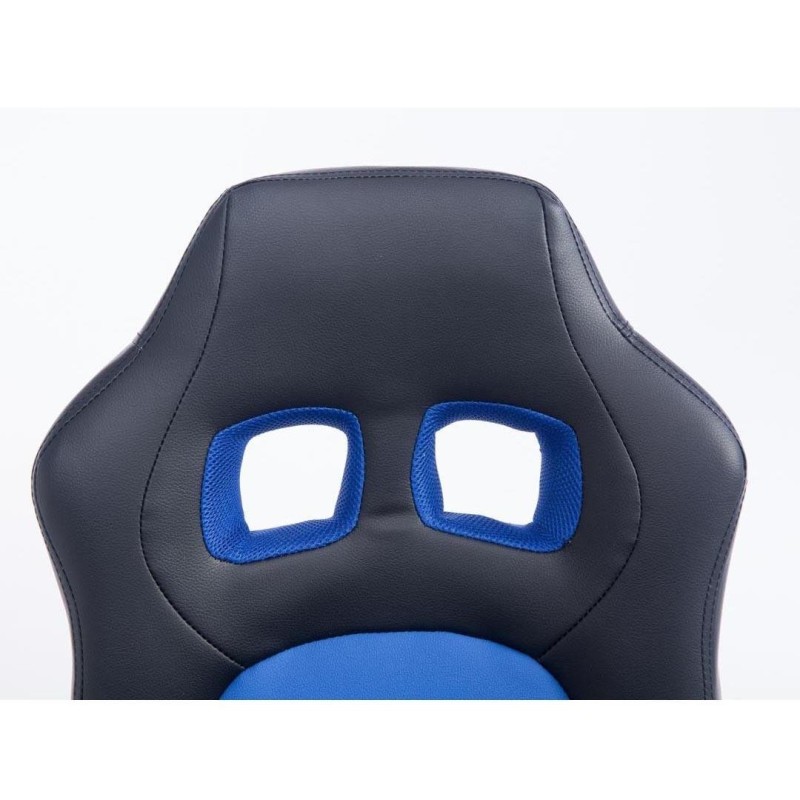 Silla deportiva para niños GOKU, en piel color negro