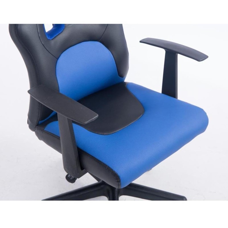 Silla deportiva para niños GOKU, en piel color negro