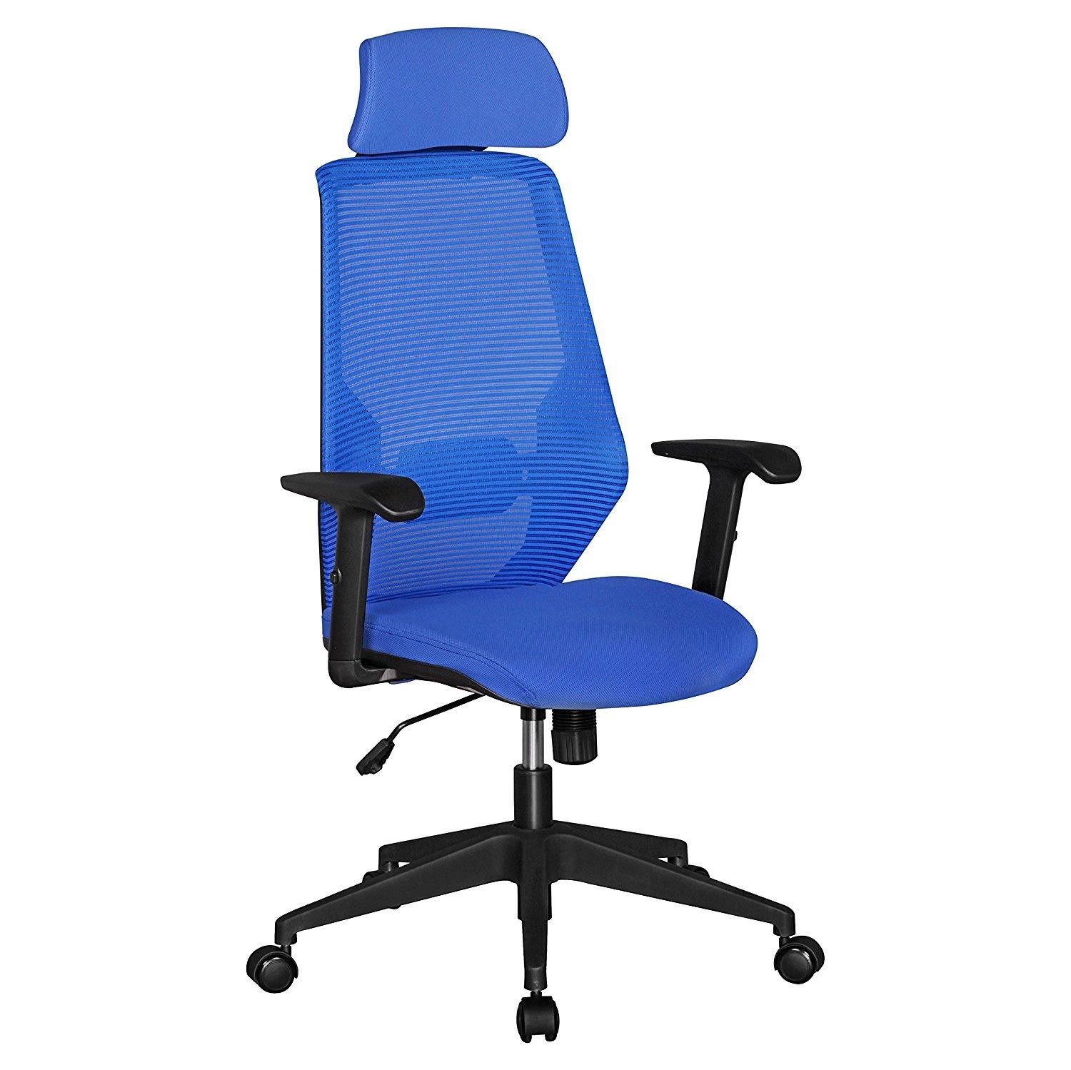Silla Ergonómica ERIKA, Soporte Lumbar, Brazos Ajustables, en Malla Transpirable color Negro