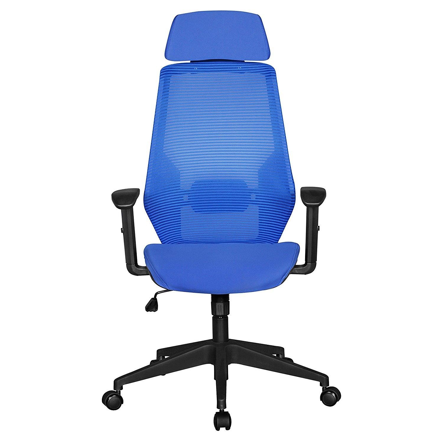 Silla Ergonómica ERIKA, Soporte Lumbar, Brazos Ajustables, en Malla Transpirable color Negro