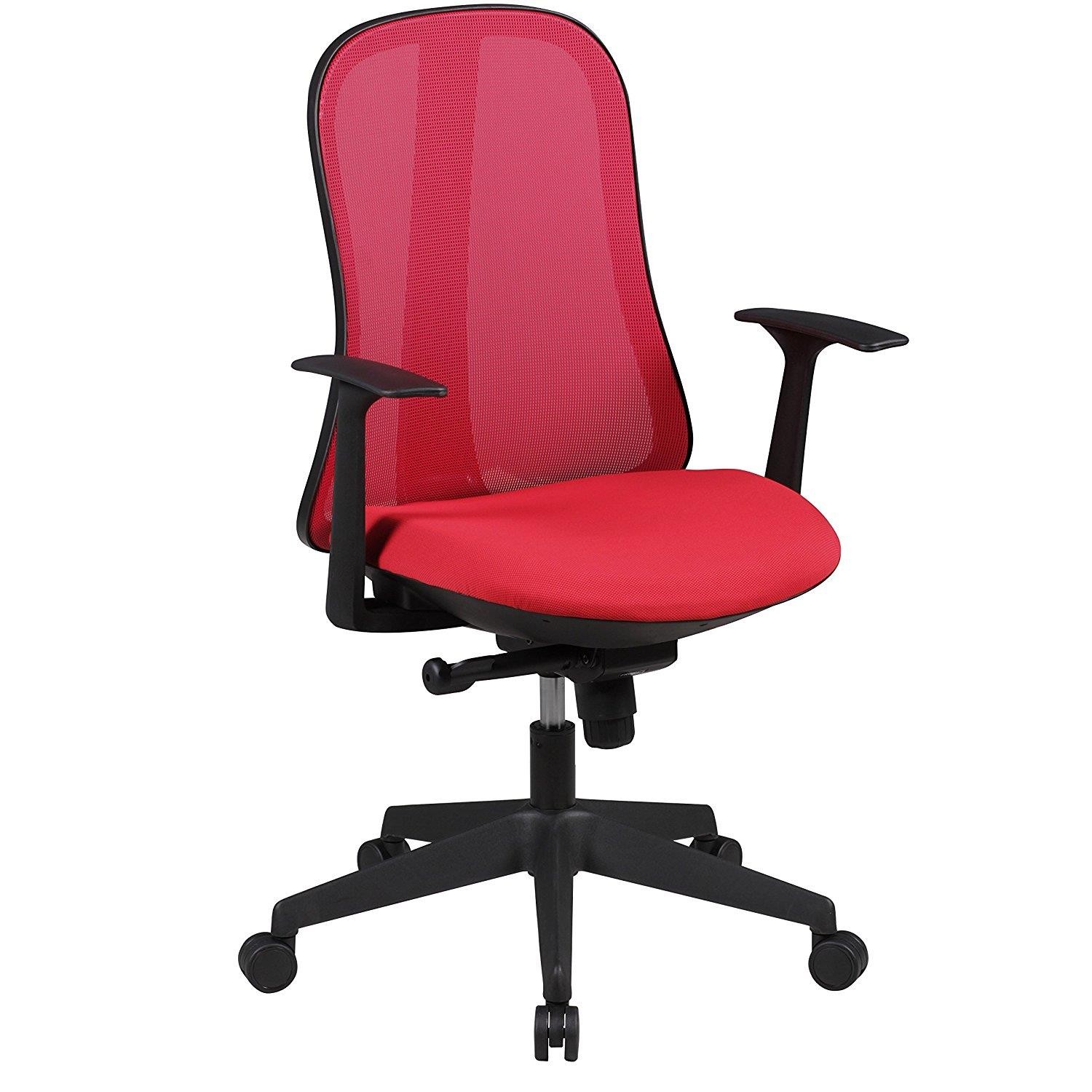 Silla Ergonómica MIRTA, Mecanismo Sincronizado, en Malla Transpirable color Negro