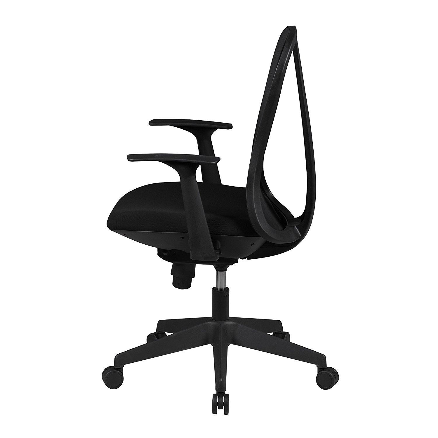 Silla Ergonómica MIRTA, Mecanismo Sincronizado, en Malla Transpirable color Negro
