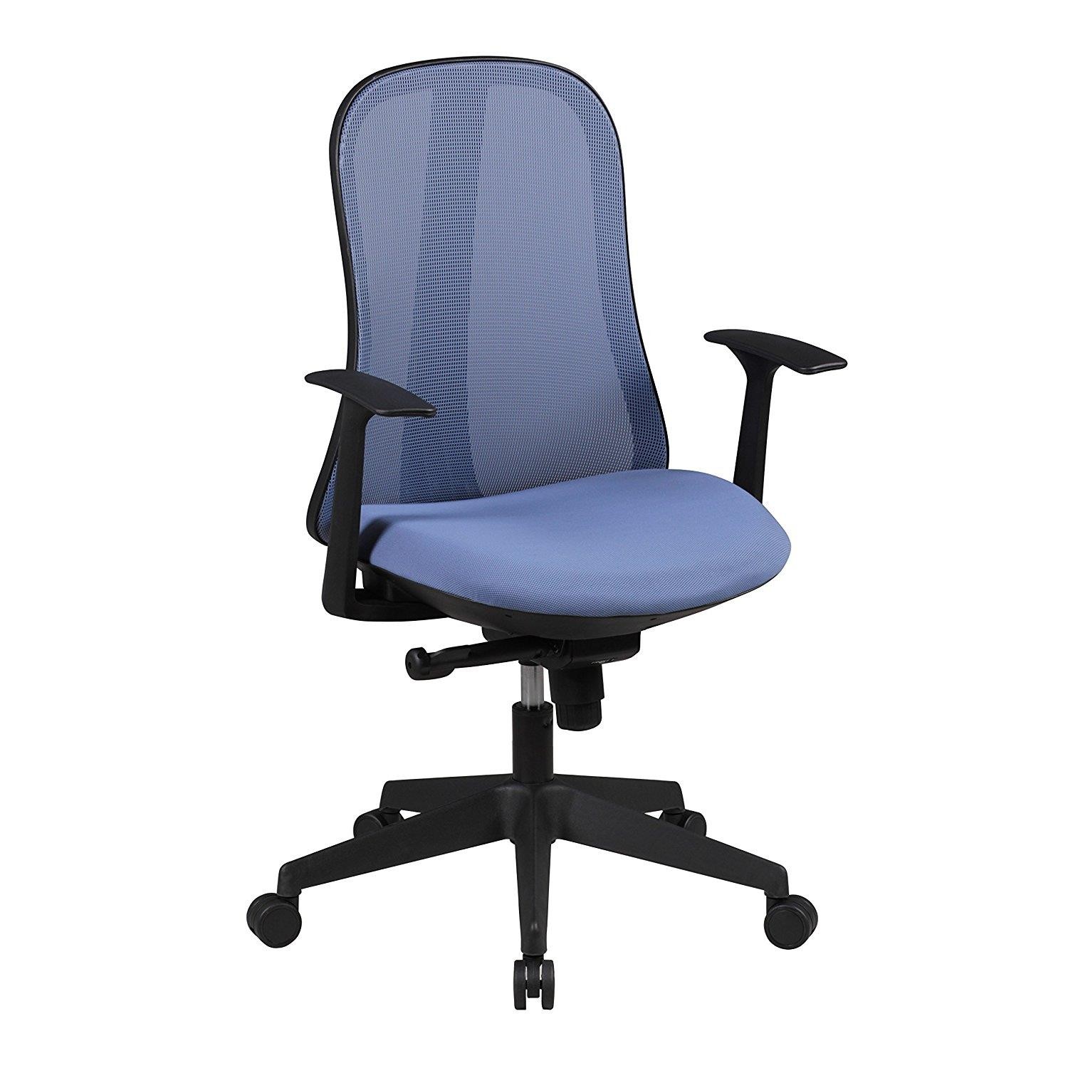 Silla Ergonómica MIRTA, Mecanismo Sincronizado, en Malla Transpirable color Negro