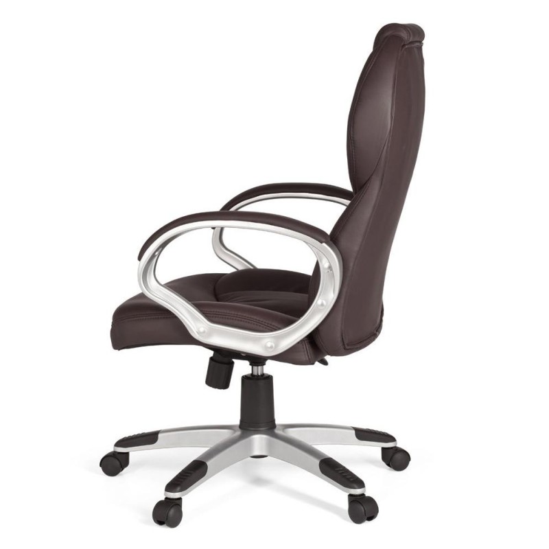 Sillón de oficina FABIAN, mecanismo basculante, color negro