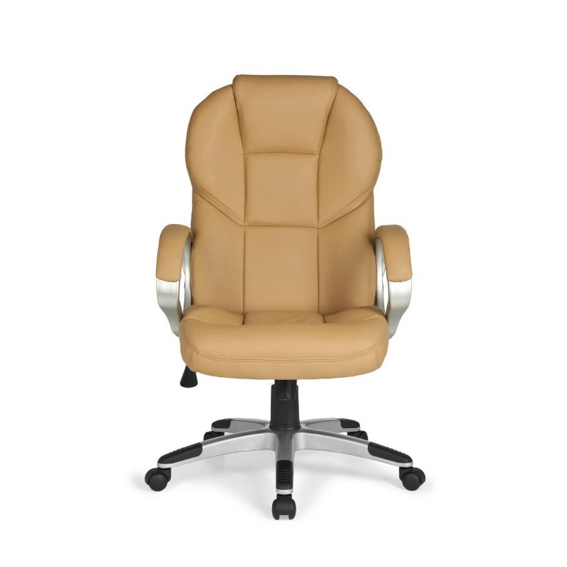 Sillón de oficina FABIAN, mecanismo basculante, color negro